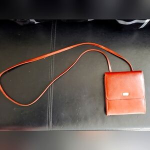 Leather Co. Vintage Mini Crossbody Tan Leather